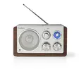 FM-radio | Bordsdesign | FM | Strömadapter | Analog | 15 W | IP20 | Brun - Radioapparater - 5412810337378 - 1