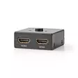 HDMI Switch | 3-Port port(s) | 1x HDMI Input / 2x HDMI Input | 1x HDMI Output / 2x HDMI Output | 4K@60Hz | 6 Gbps | Metall | Antracit - Videoväxlar och fördelare - 5412810320158 - 40
