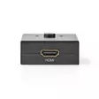HDMI Switch | 3-Port port(s) | 1x HDMI Input / 2x HDMI Input | 1x HDMI Output / 2x HDMI Output | 4K@60Hz | 6 Gbps | Metall | Antracit - Videoväxlar och fördelare - 5412810320158 - 20