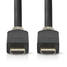 High Speed HDMI kabel med Ethernet | HDMI Kontakt | HDMI Kontakt | 4K@60Hz | ARC | 18 Gbps | 10.0 m | Rund | PVC | Antracit | Låda - HDMI-kablar - 5412810264438 - 4