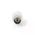 IEC (coax) | Rak | Hane / Hona | Nickelplaterad | 75 Ohm | Skruva | Kabel input diameter: 7.0 mm | Metall / PVC | Vit | 2 st. | Låda - Antennkontakter och adaptrar - 5412810289578 - 10