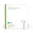 IEC (Coax) CAT6 kombikabel på rulle | RG58 | 75 Ohm | Trippel skyddat | ECA | 25.0 m | Rund | Vit | Presentbox - Antennkablar - 5412810320318 - 66