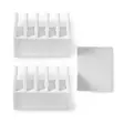 Kabelhantering | Kabelklämma | Klicka och Go | 2 st. | Antal platser: 5 Skivor | Maximal kabeltjocklek: 7.1 mm | Polypropylene | Vit - Kabelklämmor - 5412810335138 - 75
