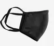 Kangasmaski musta 5-kpl - Munskydd och ansiktsmasker - 6438426024258 - 3
