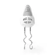 Hand visp | 200 W | 5 hastighetsinställning | Turbo funktion | 2 Degkrokar / 2 vispar | Grå / Vit - Blenders och vispar - 5412810330218 - 11
