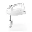 Hand visp | 200 W | 5 hastighetsinställning | Turbo funktion | 2 Degkrokar / 2 vispar | Grå / Vit - Blenders och vispar - 5412810330218 - 1