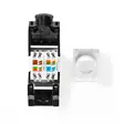 Keystone | CAT6 / Keystone | RJ45 Hona | U/UTP | ABS | Låda - Dator och nätverk - 5412810424788 - 45