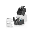 Keystone | CAT6 / Keystone | RJ45 Hona | U/UTP | ABS | Låda - Dator och nätverk - 5412810424788 - 43