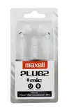 Nappikuulokkeet Maxell White HF-2 - In-ear hörlurar - 4902580771928 - 2
