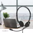 PC headset | On-Ear | Stereo | USB Type-A / USB Type-C | Vikbara Mikrofon | Svart - Nedis produkter - 5412810418558 - 53