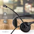 PC headset | On-Ear | Stereo | USB Type-A / USB Type-C | Vikbara Mikrofon | Svart - Nedis produkter - 5412810418558 - 51