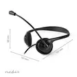 PC headset | On-Ear | Stereo | USB Type-A / USB Type-C | Vikbara Mikrofon | Svart - Nedis produkter - 5412810418558 - 55