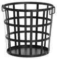 Polttopuuteline Basket metalli, Mustang - Eldstäder och kaminer - 6410416304038 - 1