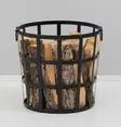 Polttopuuteline Basket metalli, Mustang - Eldstäder och kaminer - 6410416304038 - 2