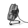 Bordsfläkt | USB ström | Diameter: 100 mm | 3 W | 1 hastighetsinställning | Svart - Fläktar och luftkonditioneringsapparater - 5412810291038 - 15