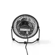 Bordsfläkt | USB ström | Diameter: 100 mm | 3 W | 1 hastighetsinställning | Svart - Fläktar och luftkonditioneringsapparater - 5412810291038 - 20