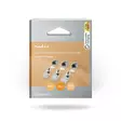 RJ45-kontakt | RJ45 Pass Through | Solid/strängad FTP CAT7 | Rak | Guldplaterad | 10 st. | Polycarbonate | Grå / Svart / Vit | Låda - Dator och nätverk - 5412810336388 - 66