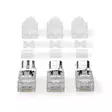 RJ45-kontakt | RJ45 Pass Through | Solid/strängad FTP CAT7 | Rak | Guldplaterad | 10 st. | Polycarbonate | Grå / Svart / Vit | Låda - Dator och nätverk - 5412810336388 - 10