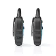 Walkie-talkie Set | 2 handenheter | Upp till 3 km | Frekvens kanaler: 3 | PTT | 180 min | Blå / Svart - Walkie-talkies och megafoner - 5412810328918 - 25
