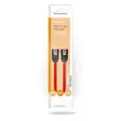 SATA kabel | 1.5 Gbps | SATA 7-Pin Hona | SATA 7-Pin Hona | Nickelplaterad | 0.50 m | Platt | PVC | Röd | Låda - Dator och nätverk - 5412810422258 - 66
