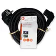 Strömkabel | Strömkontakt Hane | IEC-320-C13 | Vinklat | Vinklat | Nickelplaterad | 5.00 m | Rund | PVC | Svart | Label - Strömkablar och kontakter - 5412810425068 - 66