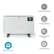 SmartLife Konvektion Värmare | 2000 W | 3 Värmeinställningar | LCD | 5 - 37 °C | Justerbar termostat | Vit - Uppvärmning - 5412810443178 - 1
