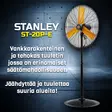 Tuuletin 20" Stanley jalustalla - Fläktar och luftkonditioneringsapparater - 657888200208 - 2