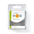 USB-A Adapter | USB 3.2 Gen 1 | USB-A Hane | USB-C Hona | 5 Gbps | Rund | Nickelplaterad | Svart | Låda - Dator och nätverk - 5412810334438 - 66