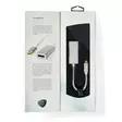 USB-C Adapter | USB 3.2 Gen 1 | USB-C Hane | DisplayPort Hona | 0.20 m | Rund | Guldplaterad | Flätad / Nylon | Silver | Kartong med täckt fönster - Dator och nätverk - 5412810331758 - 67