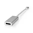 USB-C Adapter | USB 3.2 Gen 1 | USB-C Hane | DisplayPort Hona | 0.20 m | Rund | Guldplaterad | Flätad / Nylon | Silver | Kartong med täckt fönster - Dator och nätverk - 5412810331758 - 41