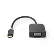 USB-C Adapter | USB 3.2 Gen 1 | USB-C Hane | VGA hona 15p | 1920x1200 | 0.20 m | Rund | Guldplaterad | PVC | Antracit | Window Box med Euro Lock - Dator och nätverk - 5412810331208 - 10