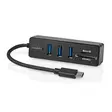 USB-hubb | 1x USB-C | 3x USB A Female | 5-Port port(s) | USB 3.2 Gen 1 | USB ström | 5 Gbps | SD & MicroSD - Dator och nätverk - 5412810415748 - 41