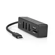USB-hubb | 1x USB-C | 3x USB A Female | 5-Port port(s) | USB 3.2 Gen 1 | USB ström | 5 Gbps | SD & MicroSD - Dator och nätverk - 5412810415748 - 42