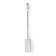 USB-C Adapter | USB 3.2 Gen 1 | USB-C Hane | DisplayPort Hona | 0.20 m | Rund | Guldplaterad | Flätad / Nylon | Silver | Kartong med täckt fönster - Dator och nätverk - 5412810331758 - 3