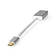 USB-C Adapter | USB 3.2 Gen 1 | USB-C Hane | DisplayPort Hona | 0.20 m | Rund | Guldplaterad | Flätad / Nylon | Silver | Kartong med täckt fönster - Dator och nätverk - 5412810331758 - 4