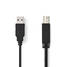 USB-kabel | USB 2.0 | USB-A Hane | USB-B Hane | 480 Mbps | Nickelplaterad | 5.00 m | Rund | PVC | Svart | Blister - Dator och nätverk - 5412810288878 - 3