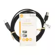 USB-kabel | USB 2.0 | USB-A Hane | USB-B Hane | 480 Mbps | Nickelplaterad | 3.00 m | Rund | PVC | Svart | Label - Dator och nätverk - 5412810428038 - 66