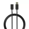USB-kabel | USB 3.2 Gen 1 | USB-A Hane | USB-A Hona | 5 Gbps | Guldplaterad | 2.00 m | Rund | PVC | Antracit | Låda - Dator och nätverk - 5412810263578 - 1