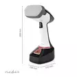 Garment Steamer | 1400 W | 0.32 l | Avtagbar vattenbehållare | 25 g/m - Strykning - 5412810438228 - 55