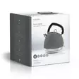 Vatten kokare | 1.8 l | Soft-Touch | Grå | Roterbar 360 grader | Dolt värmeelement | Strix® kontroll | Koka-tort funktion - Kaffebryggare och vattenkokare - 5412810273768 - 69