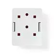 Nätverksvägglåda | Ytmontering | 1-Port port(s) | STP CAT6 | Rak | Hona | Guldplaterad | PVC | Vit | Låda - Dator och nätverk - 5412810424658 - 20