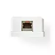 Nätverksvägglåda | Ytmontering | 1-Port port(s) | STP CAT6 | Rak | Hona | Guldplaterad | PVC | Vit | Låda - Dator och nätverk - 5412810424658 - 35
