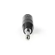 XLR Adapter | XLR 3-stifts hane | 6.35 mm Hane | Nickelplaterad | Rak | Metall | Svart | 1 st. | Plastpåse - Ljudadaptrar - 5412810296248 - 20