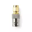 SMA Adapter | SMA Hane | BNC Hona | Guldplaterad | 50 Ohm | Rak | PVC | Guld | 2 st. | Låda - Nedis produkter - 5412810425648 - 30