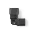 Extension Plug | IEC-320-C13 | IEC-320-C14 | Vinklat vänster | Nickelplaterad | PVC | Svart | Låda | 1 st. - Nedis produkter - 5412810427628 - 15