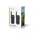 Walkie-talkie Set | 2 handenheter | Upp till 10 km | Frekvens kanaler: 8 | PTT / VOX | Upp till 3 timmar | Hörlursuttag | Svart - Walkie-talkies och megafoner - 5412810448838 - 67