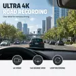 Dash Cam | 4K@30fps | 4 MPixel | Wi-Fi | Ingen skärm | GPS | Parkeringssensor | Rörelsedetektering | Nattseende | Svart - Bilkameror - 5412810478798 - 51