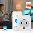 SmartLife Smart Plug | Wi-Fi | IP21 | Strömmätare | 3680 W | Type F (CEE 7/3) | 0 - 55 °C | Android / IOS | Svart | 3 st. - Smarta eluttag - 5412810481538 - 52