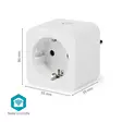 SmartLife Smart Plug | Wi-Fi | IP21 | Strömmätare | 3680 W | Type F (CEE 7/3) | 0 - 55 °C | Android / IOS | Svart | 3 st. - Smarta eluttag - 5412810481538 - 55