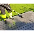 Patioharja vesiliitännällä Tarmo - Teleskooppinen terassi- ja pihakiviharja vesiliitännällä ja kahdella harjapäällä (120-190 cm) - Andra städredskap - 6410416428338 - 5